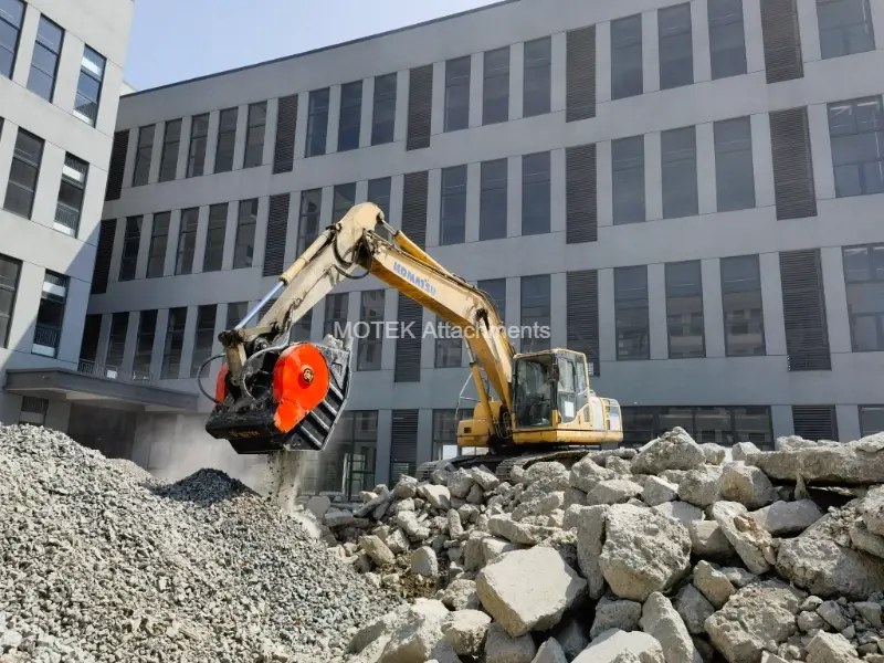 caçamba trituradora