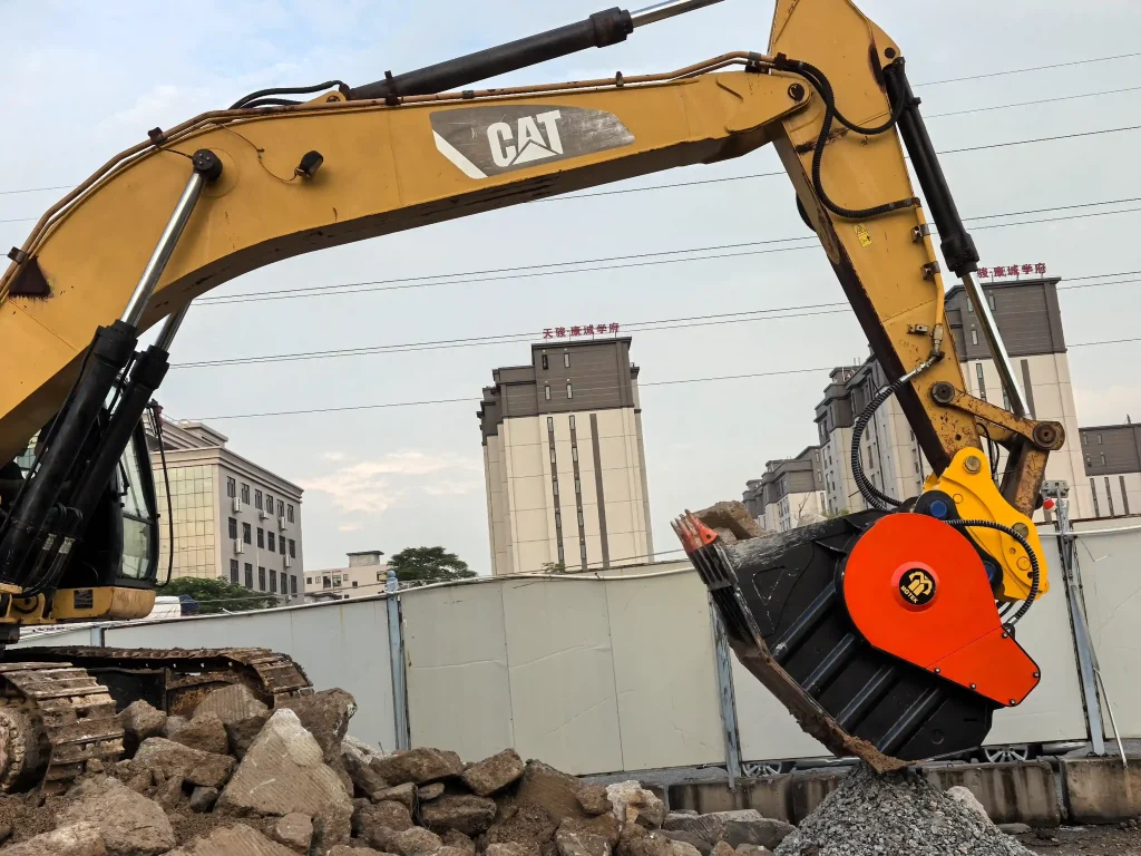 fabricante de caçamba trituradora